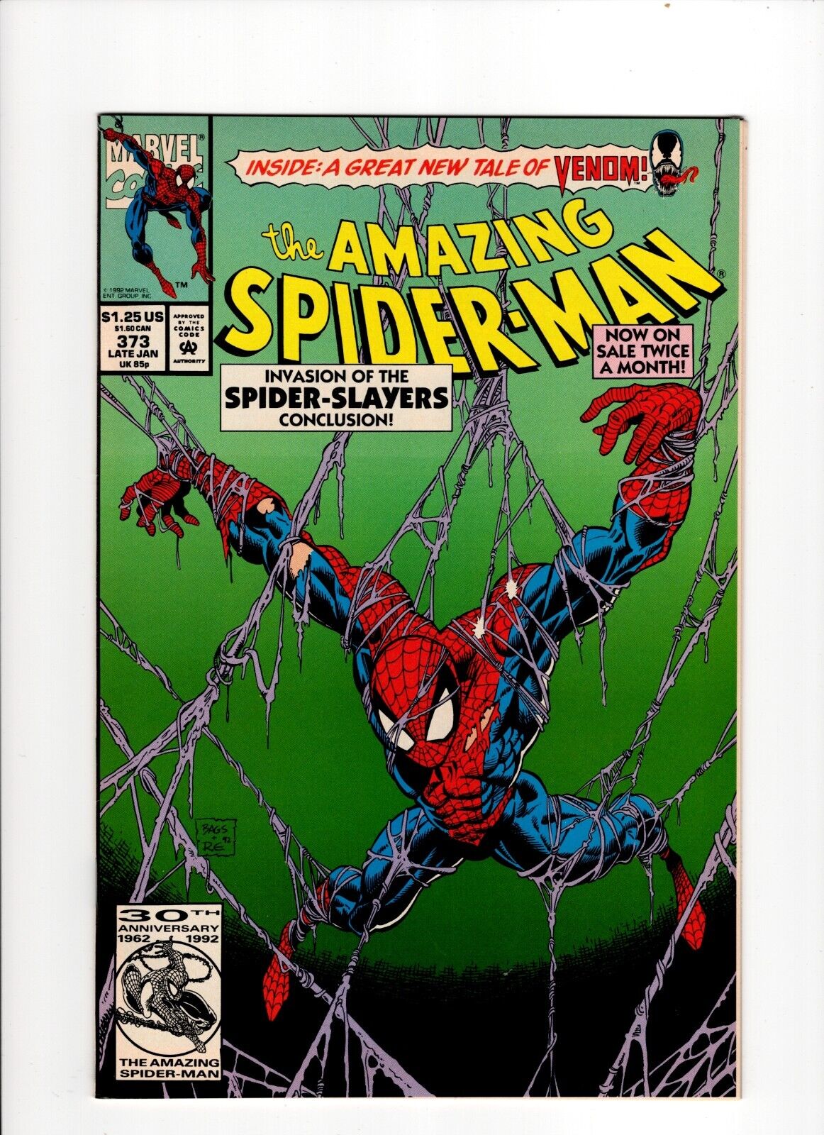AMAZING SPIDER-MAN #373 (1993): High Grade