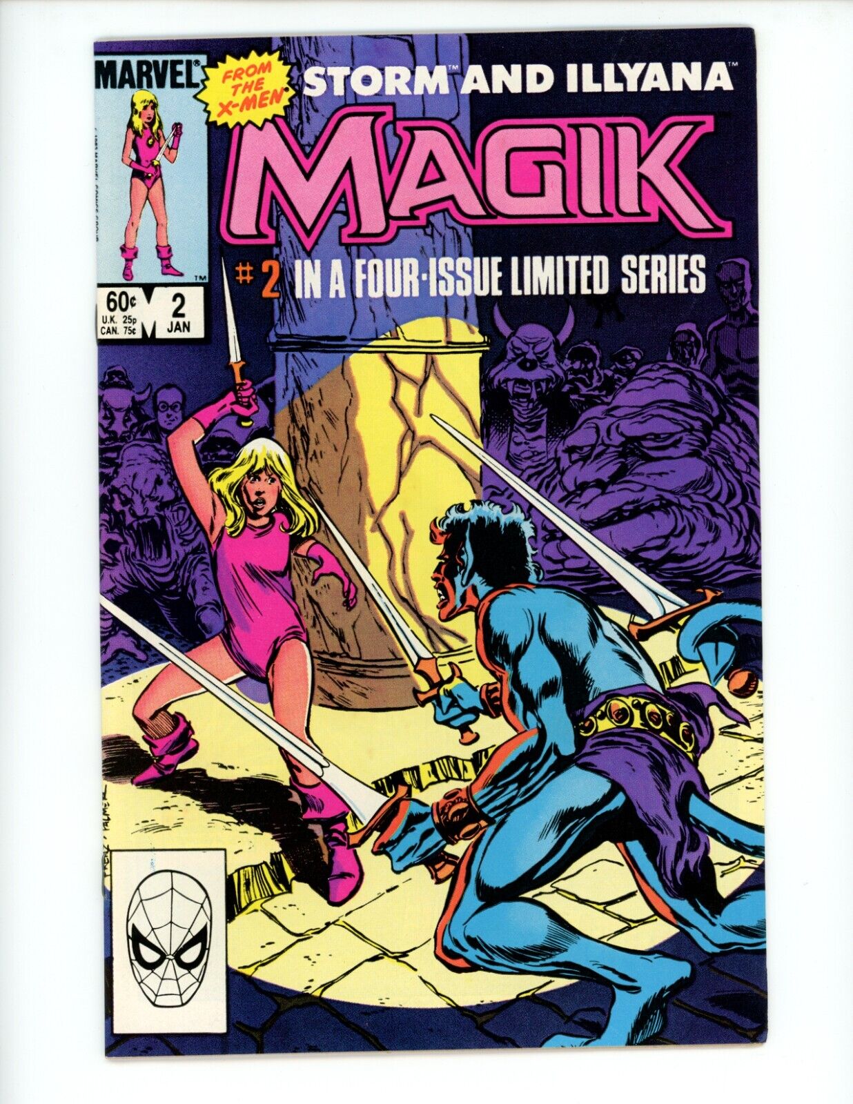 Magik #2 1984 VF Direct Ron Frenz Marvel Illyana Rasputin Comic Book