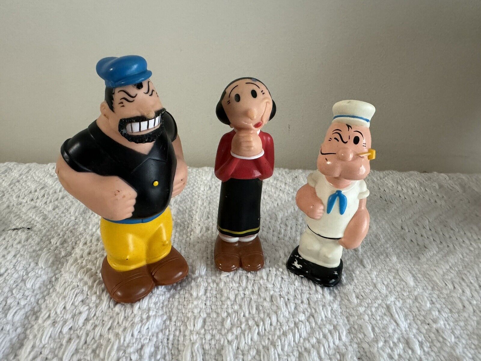Popeye, Olive Oil  And Bluto Set - Made In Brazil - Vintage