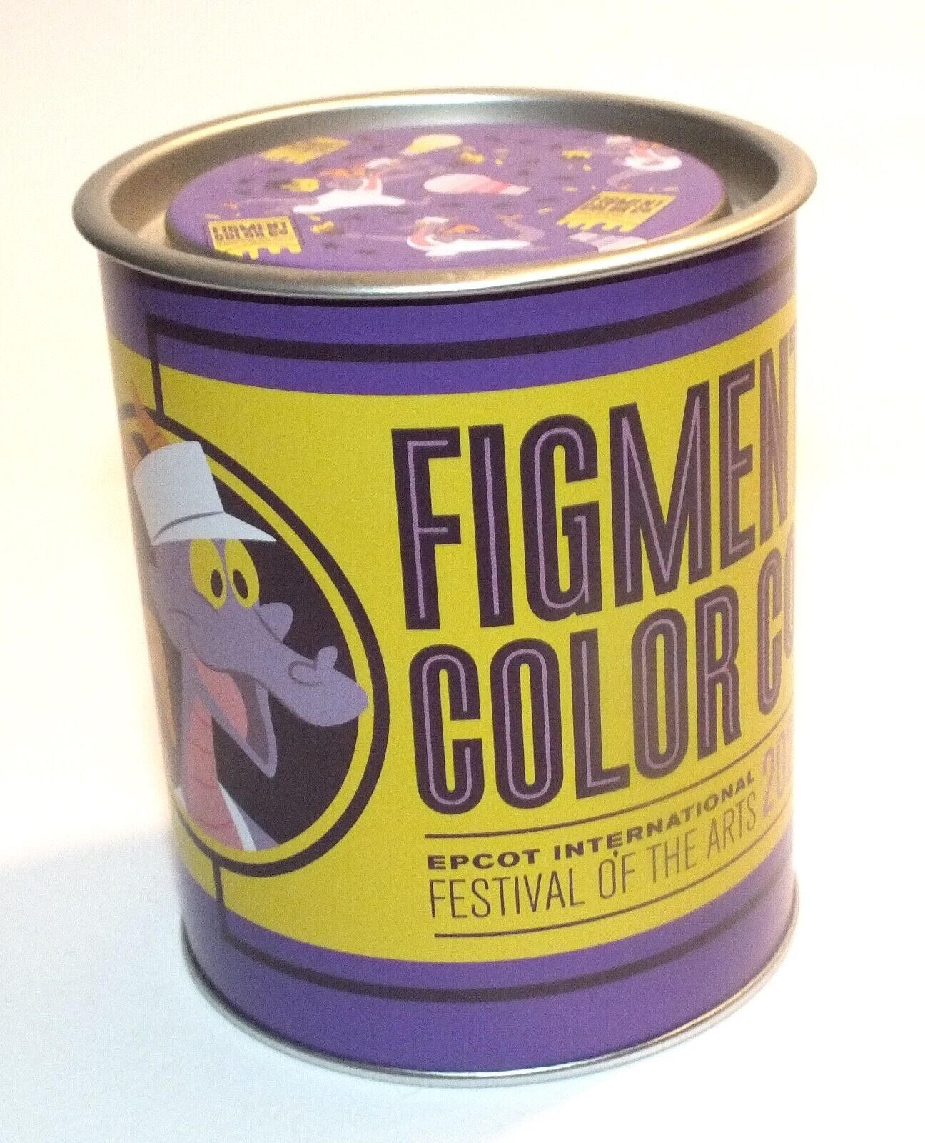 Disney Parks Festival Of The Arts 2020 Figment Puzzle in Collector Paint Can Tin