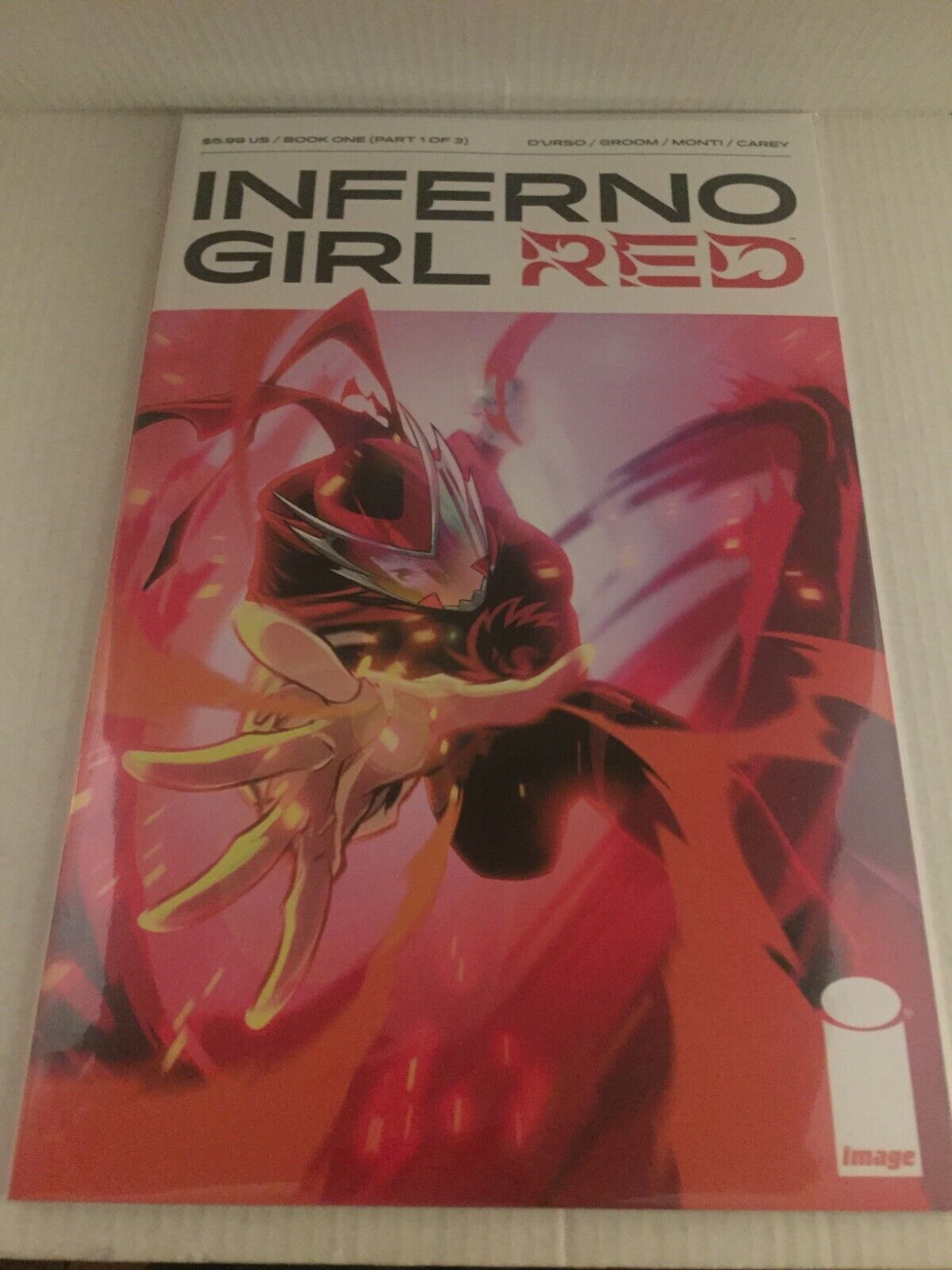 2022 Image Comics Inferno Girl Red Francesco Manna Variant #1