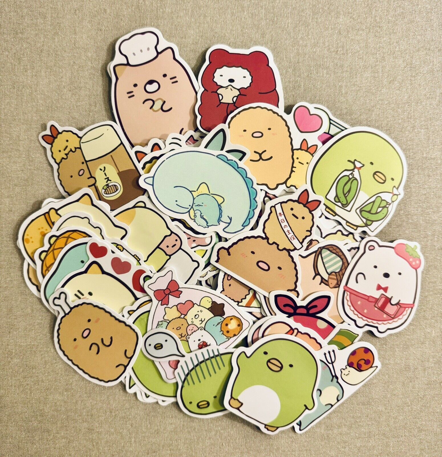 Random Sumikko Gurashi Stickers (10 pc No Repeat Stickers)