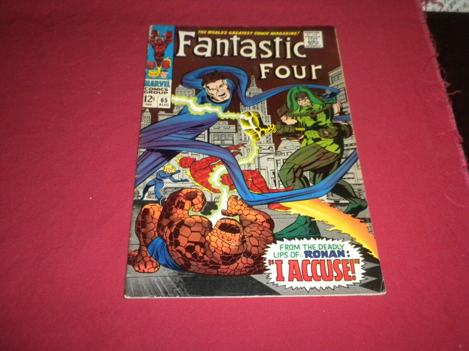 BX8 Fantastic Four #65 marvel 1967 comic 4.5 silver age 1ST RONAN SEE STORE