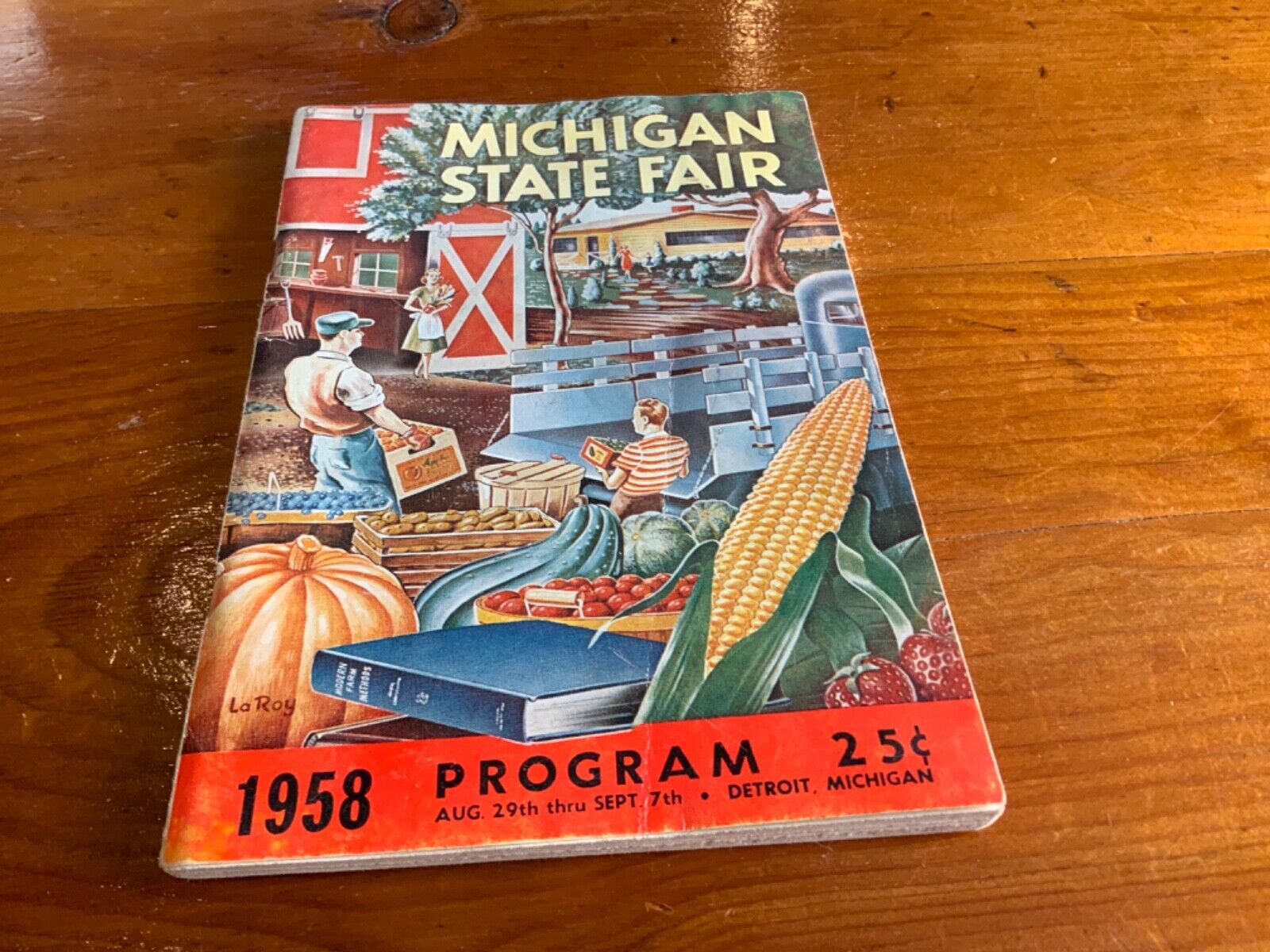 1958 Michigan State Fair Program.