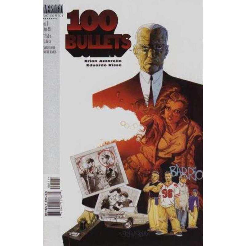 100 Bullets (1999 series) #1 in Near Mint minus condition. DC comics [b\