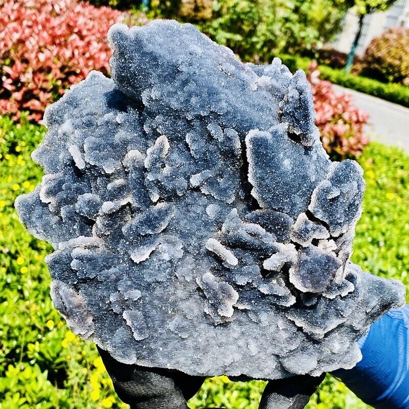 6.13LB Natural sphalerite cluster quartz crystal mineral specimen