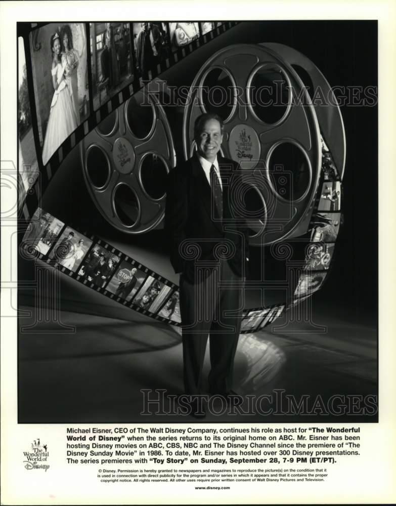 1998 Press Photo Michael Eisner, CEO of The Walt Disney Company - syp23892