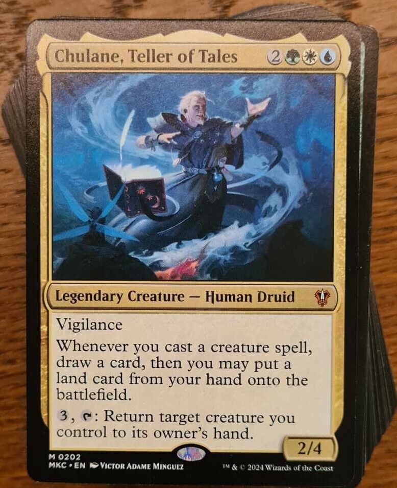 Magic the Gathering - Chulane, Teller of Tales - Custom Commander Deck