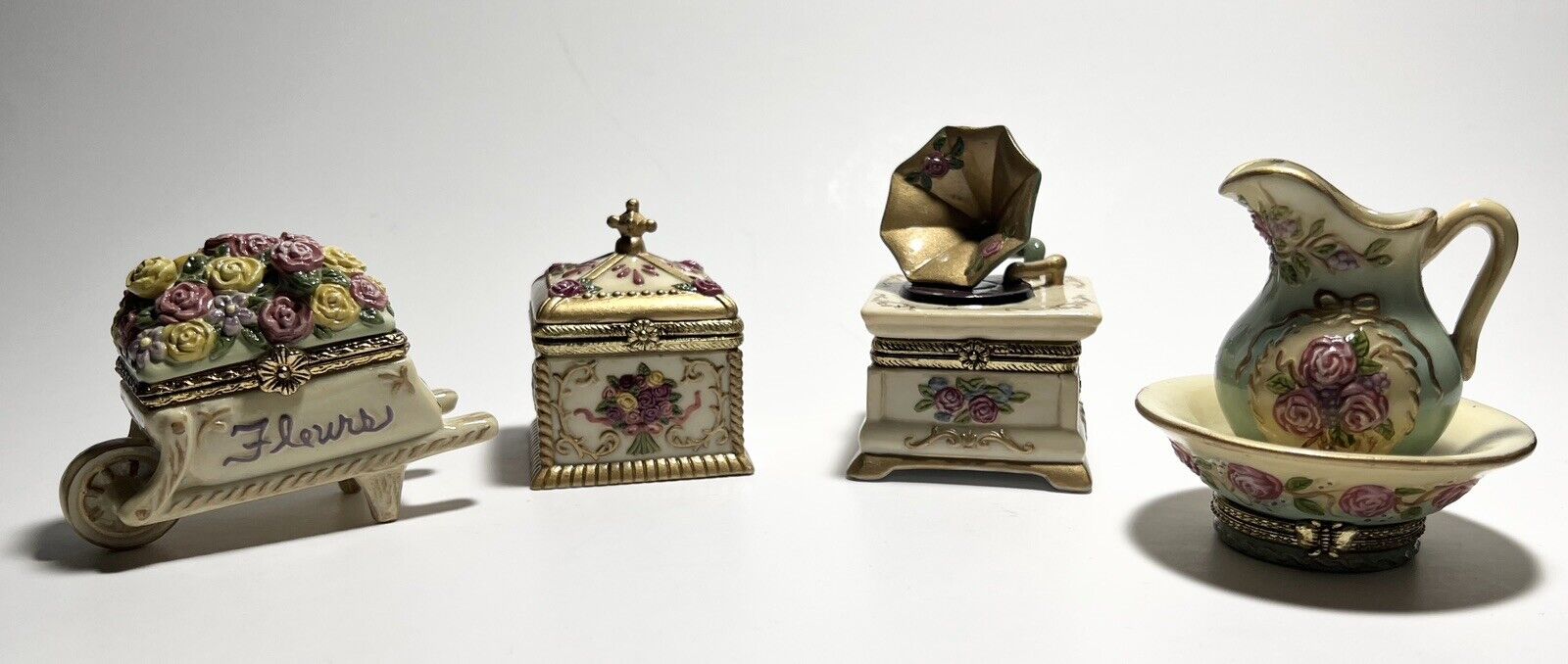 Vintage Lot of 4 Miniature Porcelain 2\