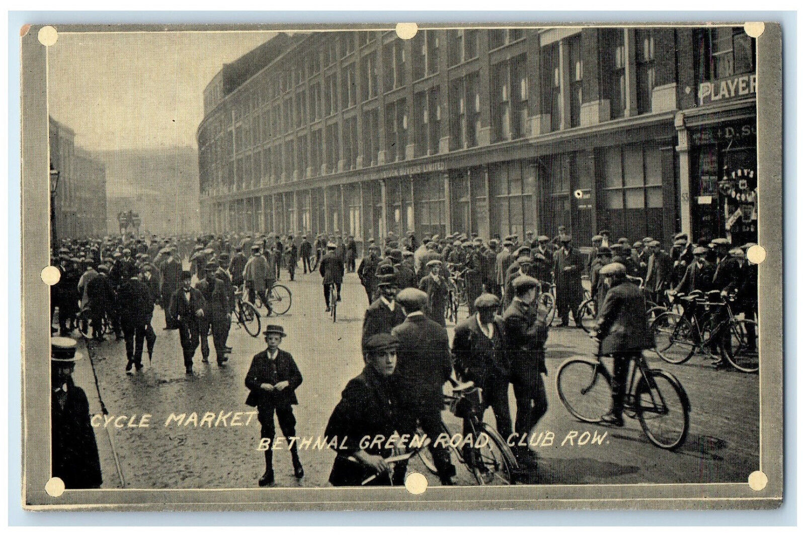 c1940\'s Cycle Market Bethnal Green Road Club Row London England Postcard