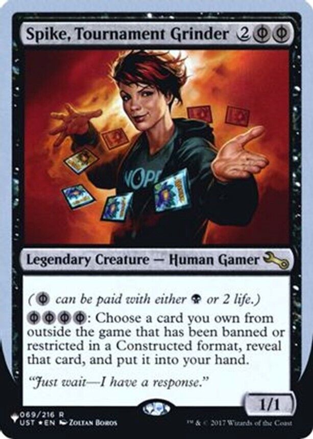 Magic The Gathering - Spike, Tournament Grinder - Unfinity #069