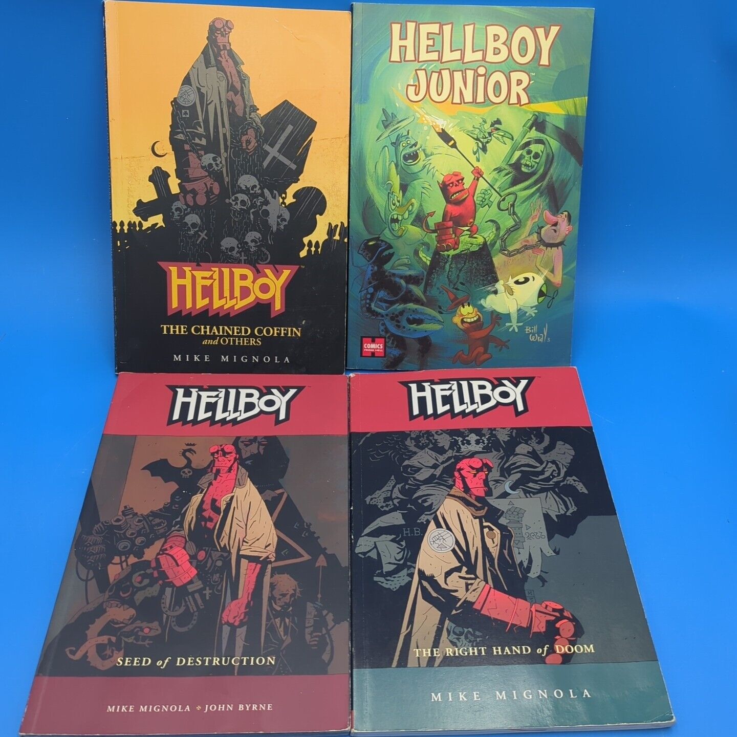 4 HELLBOY Mike Mignola The Chained Coffin Hellboy Junior The Right Hand Of Doom
