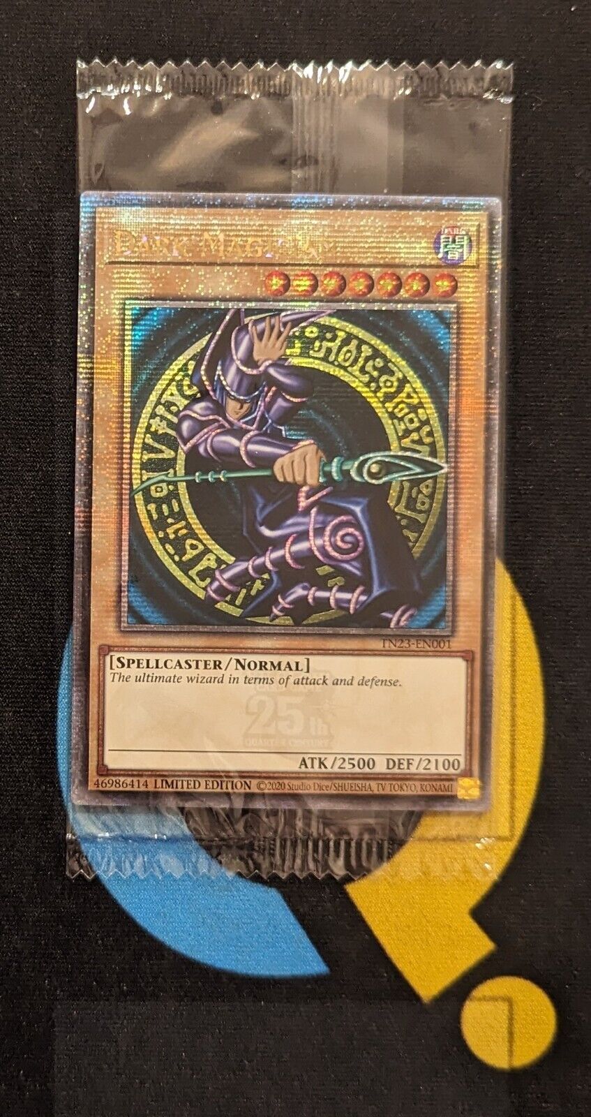 TN23-EN001 Dark Magician Quarter Century Secret Rare Sealed Limited Ed YuGiOh