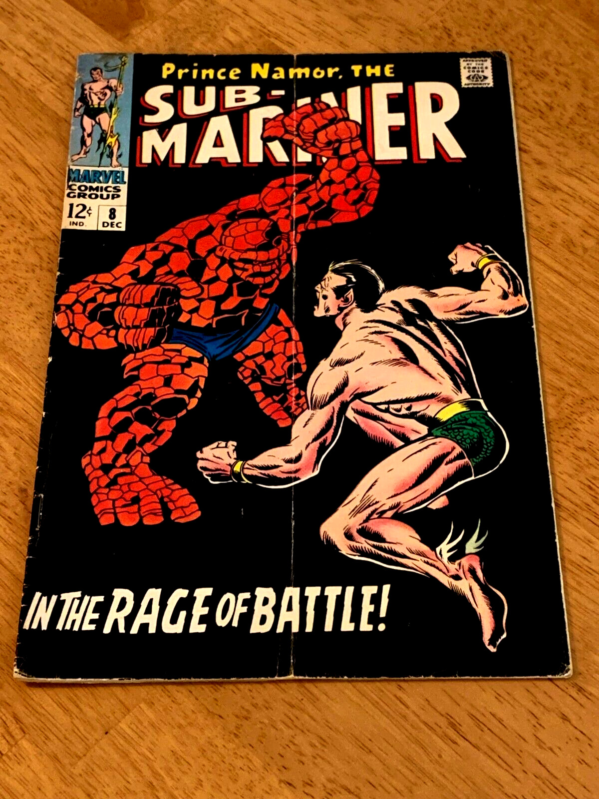 1968  Marvel Comics. Sub Mariner. # 8 Prince Namor.   \