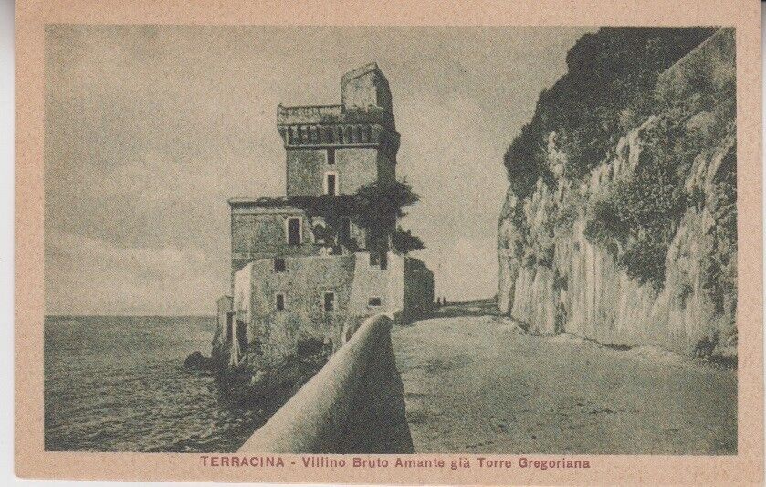 Italy. Terracina. Villino Bruto Amante gia Torre Gregoriana. Vintage 1900s
