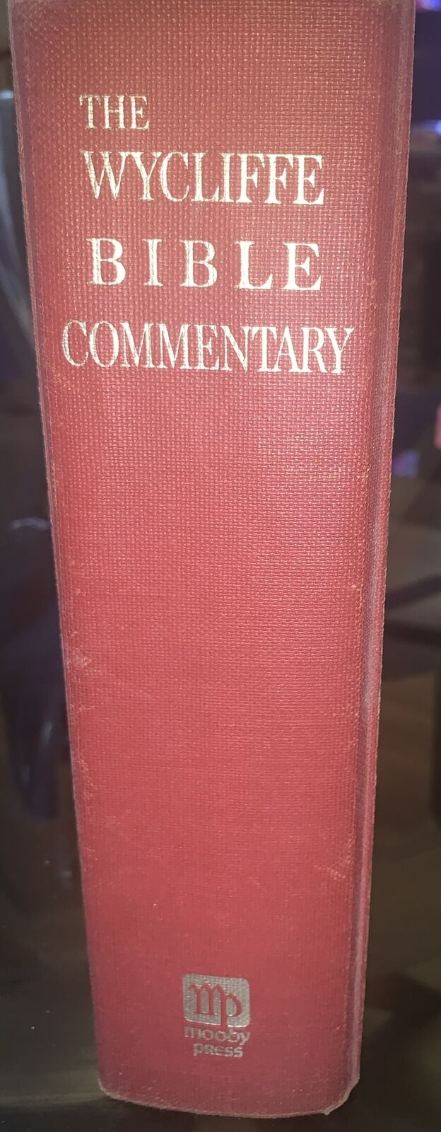 Vintage The Wycliffe Bible Commentary HC Book Moody Press 1971