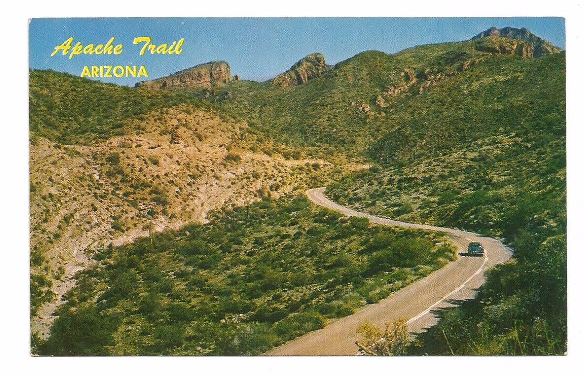 AZ Postcard Arizona Apache Trail HWY 88
