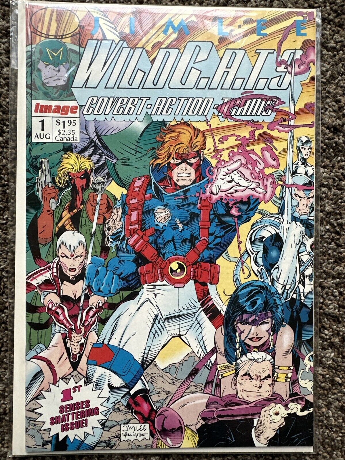 1992 Image Comics Wildcats # 1 1st Appearance WildCats  Jim Lee MINT