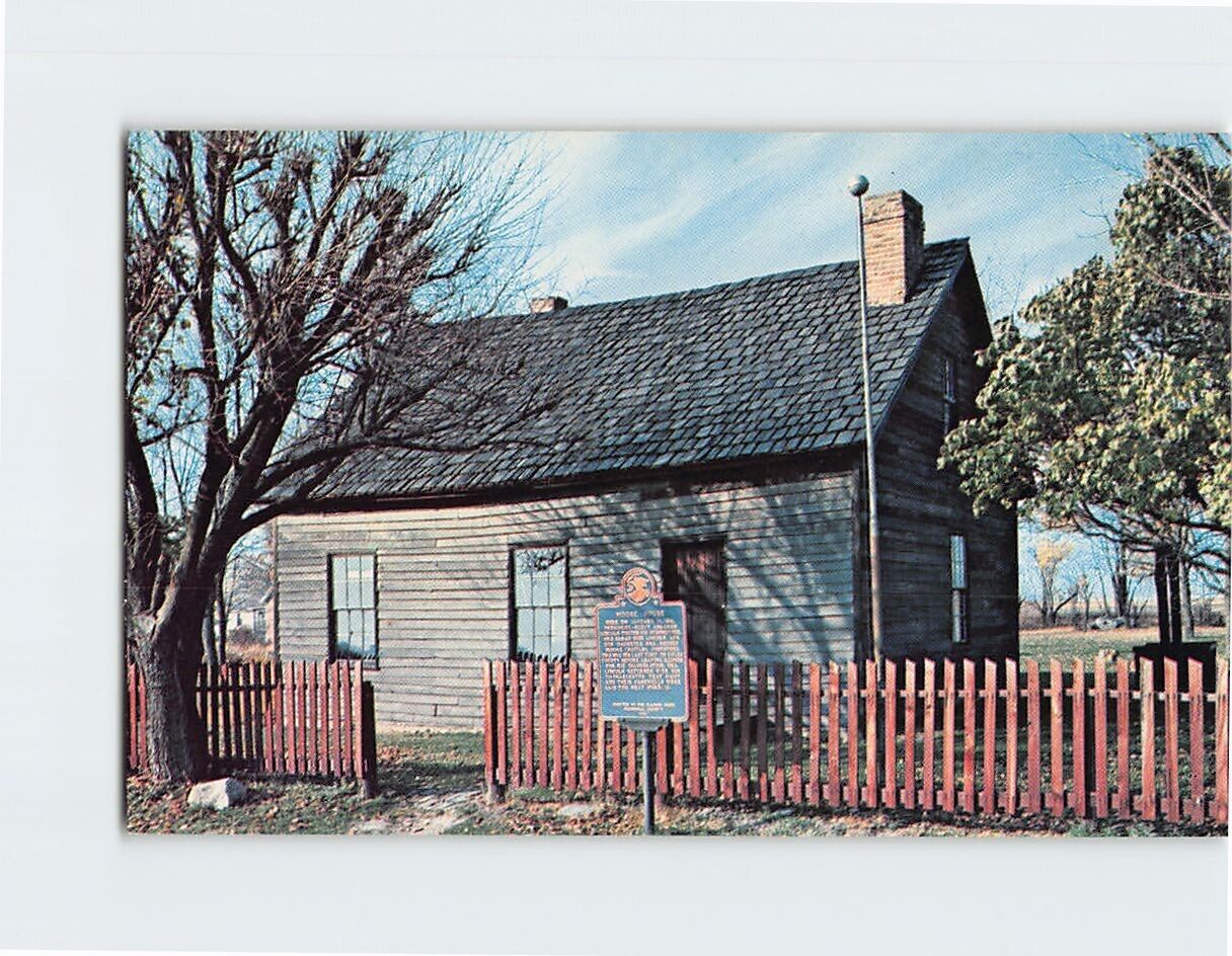 Postcard Moore Home State Memorial Illinois USA