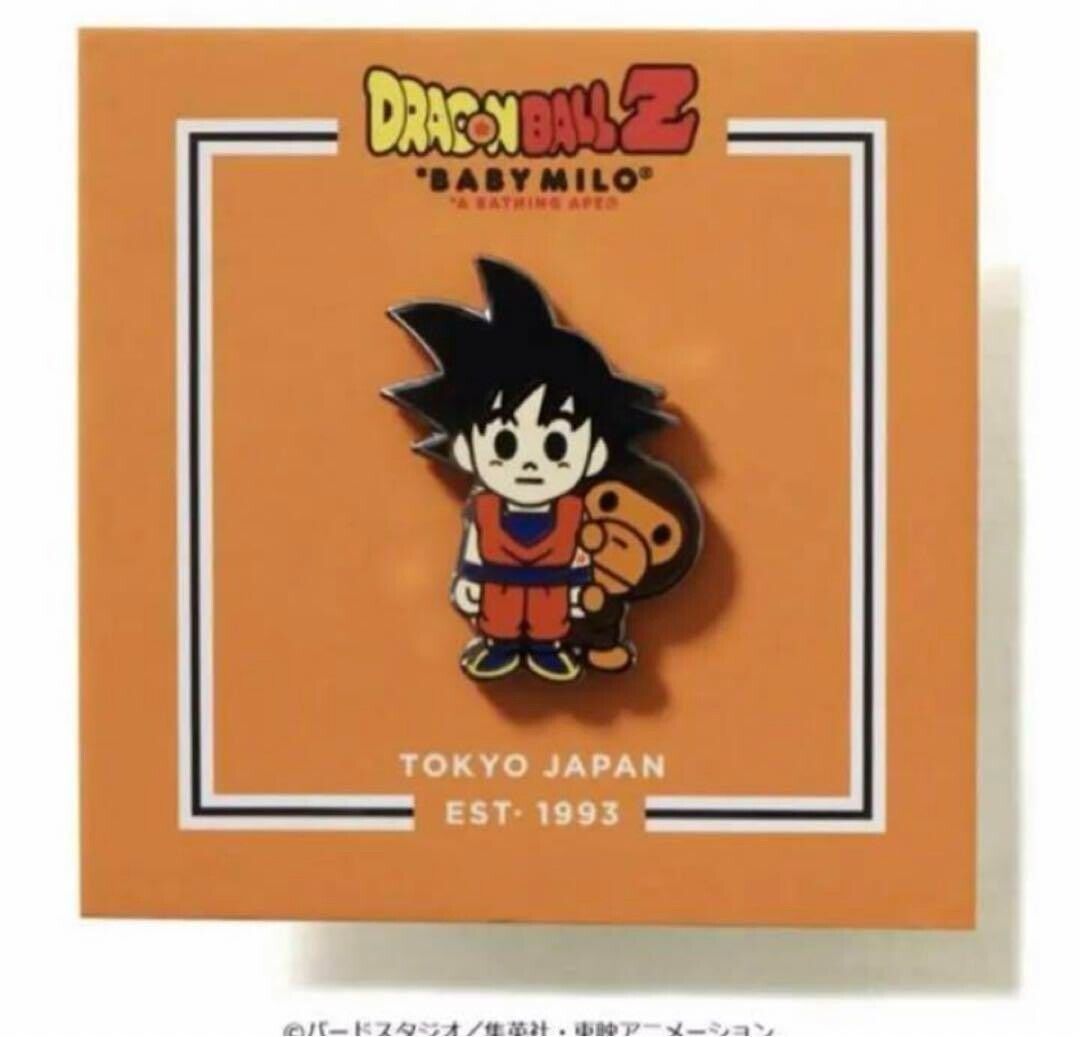  A BATHING APE BAPE × DRAGON BALL Z PINS Son Goku ＆ BABY MILO Japan Limited Rare
