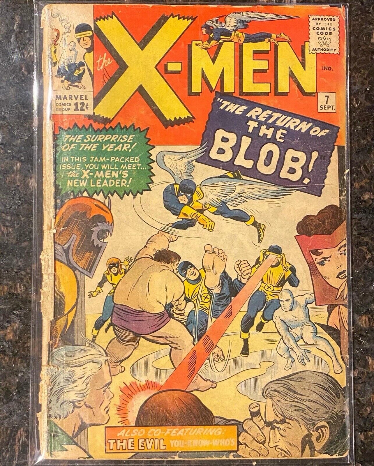 Uncanny X-Men #7 🔥🔑 1964 Key Marvel 2nd Appearance Of The Blob 1st Cerebo