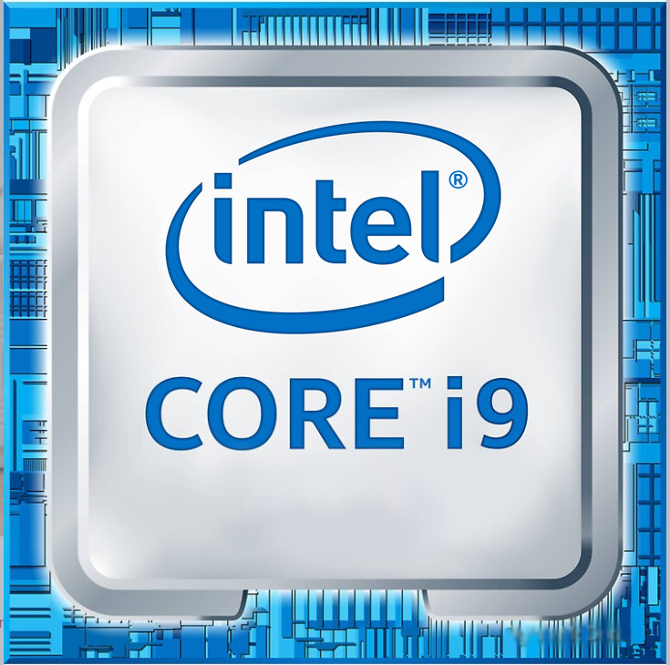 50PCS Intel Core i9 Blue Sticker Case Badge Genuine USA Wholesale OEM Quality