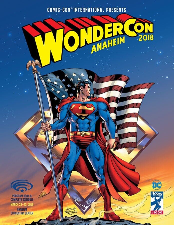4 Wondercon program lot 2012 2014 2015 2018 Batman Superman Batgirl Wonder Woman