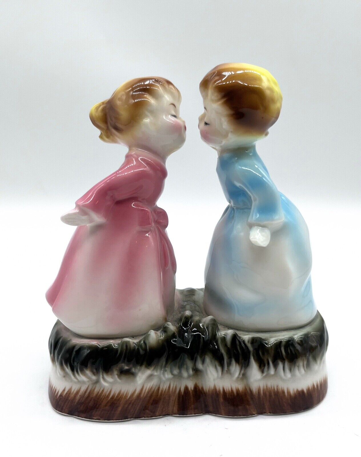 Porcelain Girl and Boy Kissing Night Light