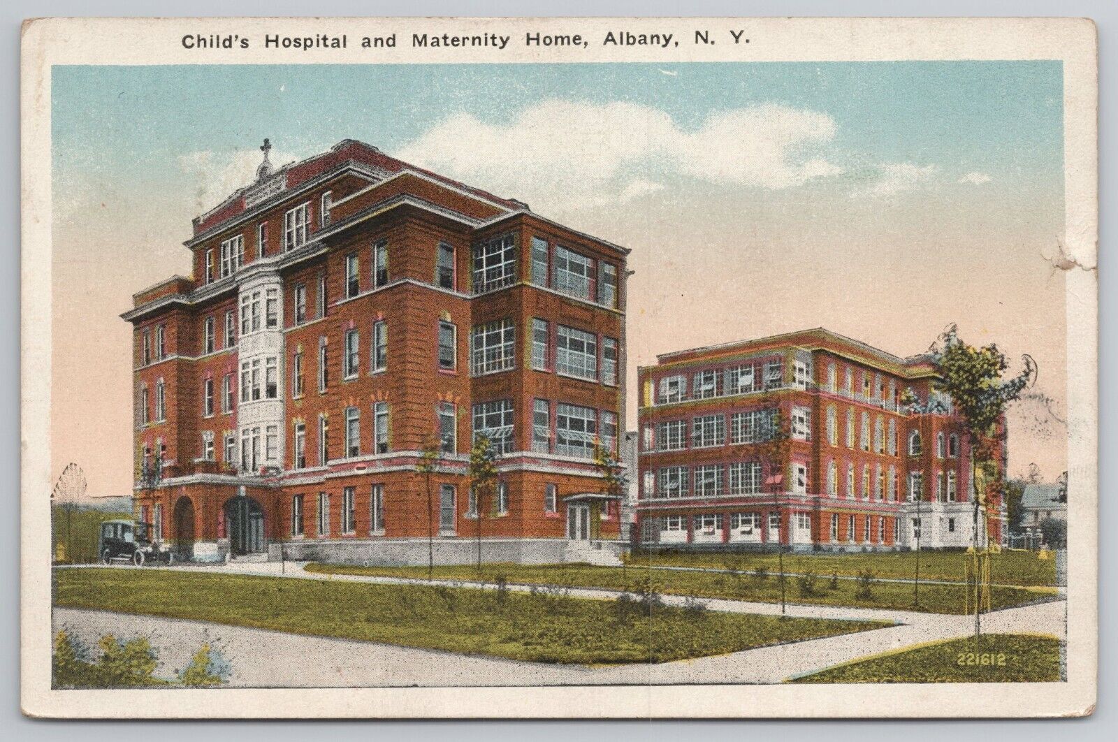 Child\'s Hospital & Maternity Home Albany New York Postcard