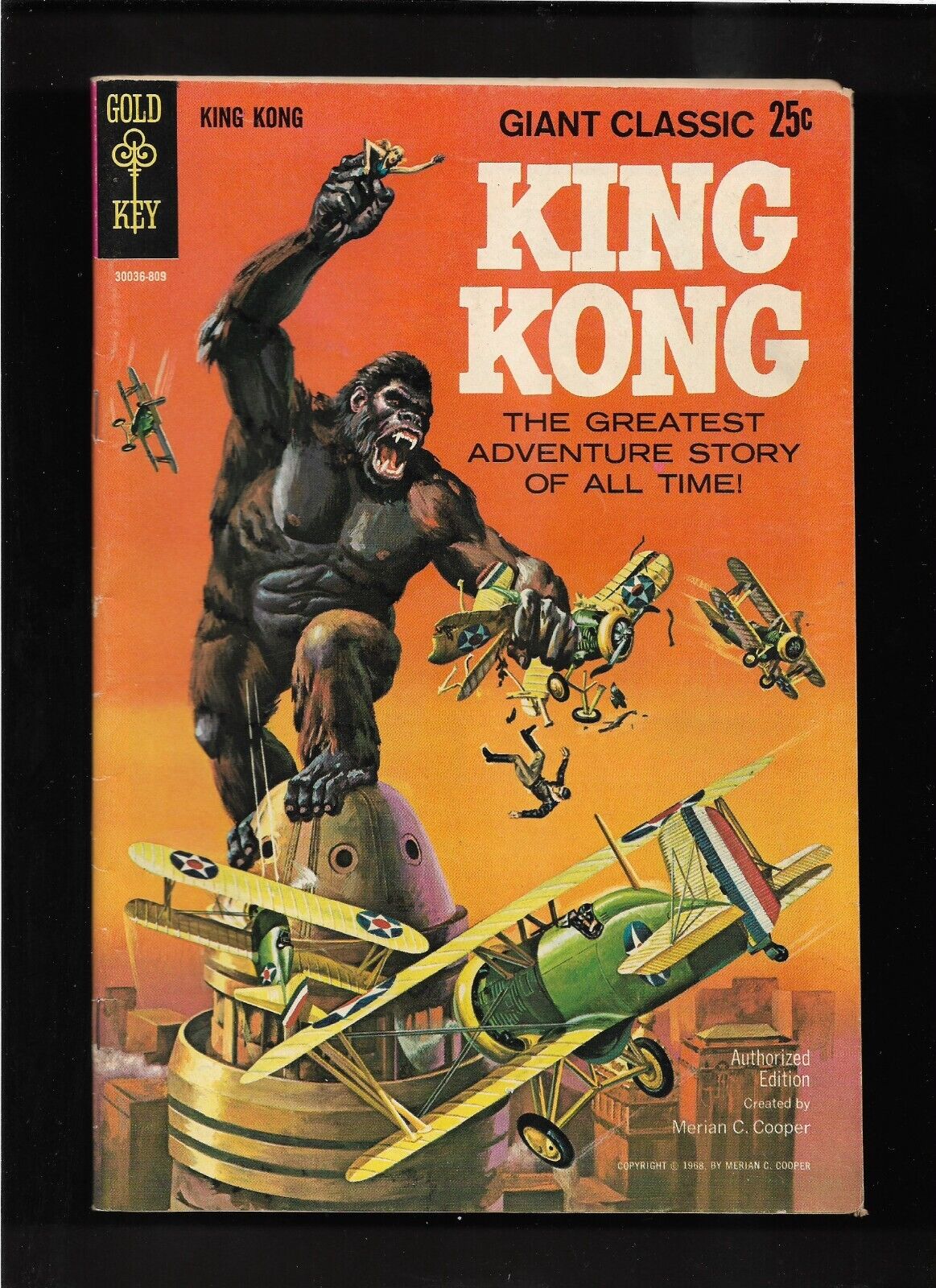 RARE 1968 1st  Issue  KING KONG    GOLD KEY ORIGINAL HIGHER GRADE  COMIC BOOK