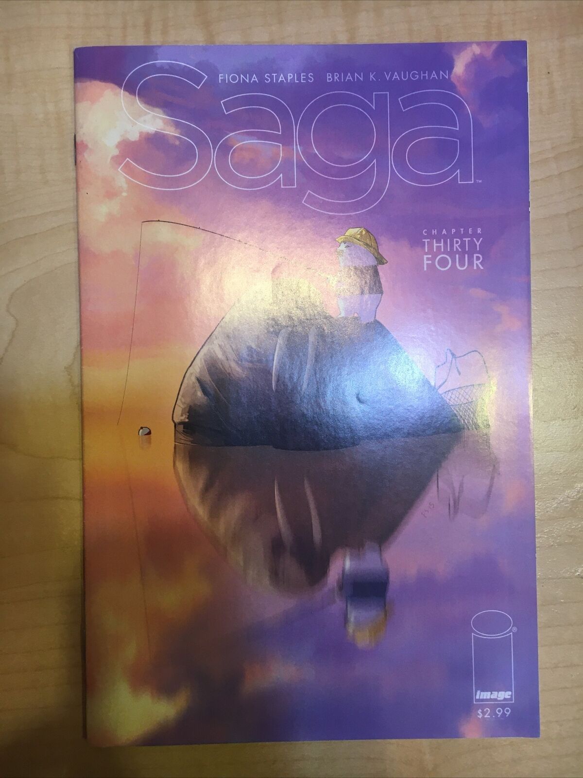 Saga Issue #34 Comic Book. Fiona Staples. Brian Vaughan. Image 2016.