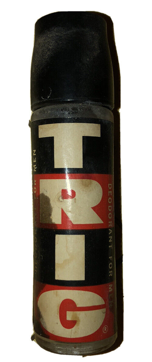 TRIG Men’s Roll-On Deodorant Stick (some Inside) Ask For Details 1940’s-50’s 