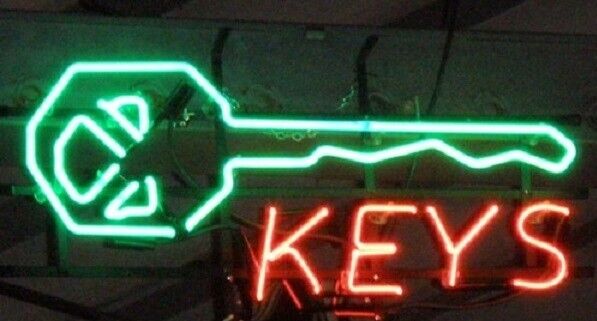 Lock Keys Neon Light Sign 17\