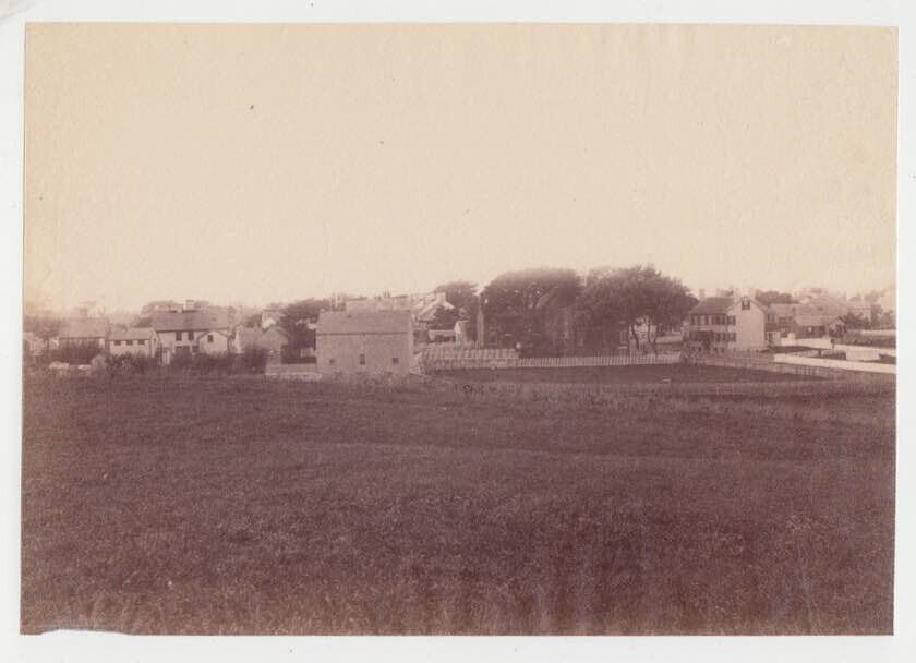 NANTUCKET ~ EARLY VIEW OF THE TOWN ~ c. - 1870