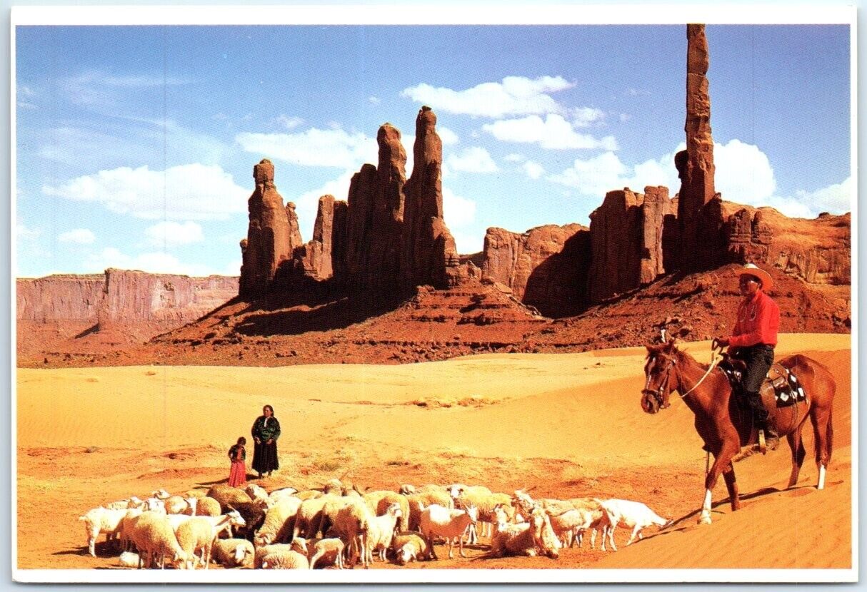 Postcard - Navajo Indians