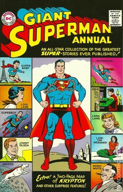 Giant Superman Annual Replica Edition #1 VF 1998 Stock Image