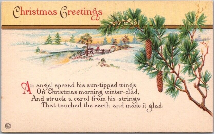 c1910s CHRISTMAS Postcard \