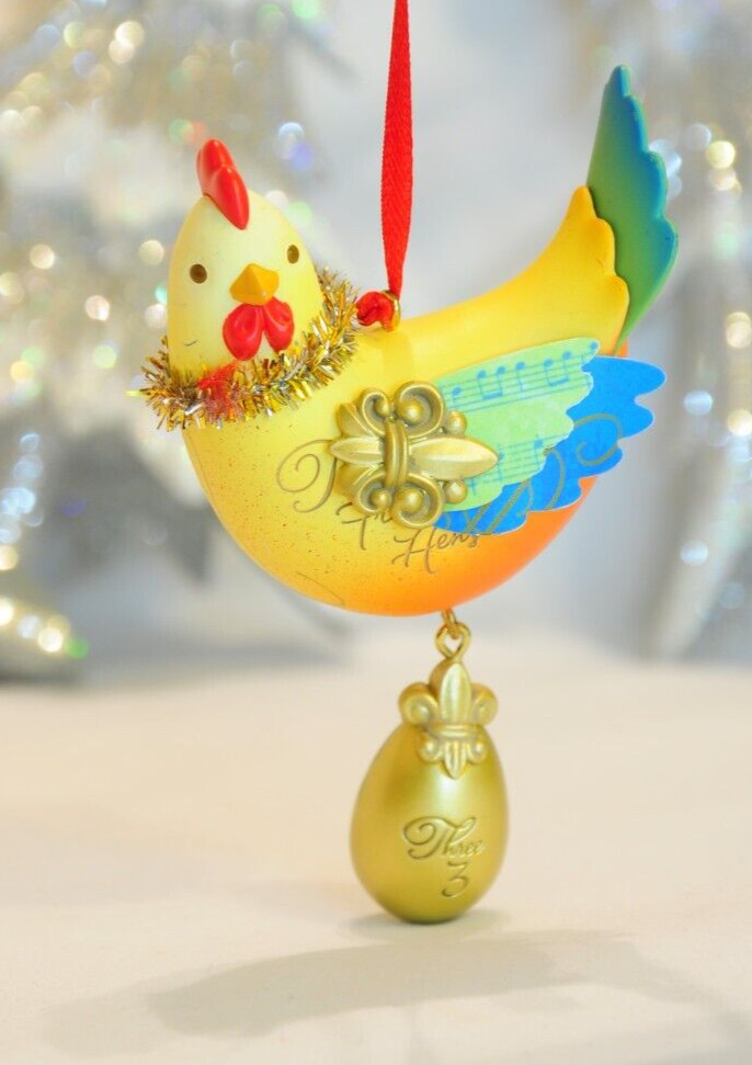 2013 Hallmark 12 Days Of Christmas 3rd In Series Three French Hens
