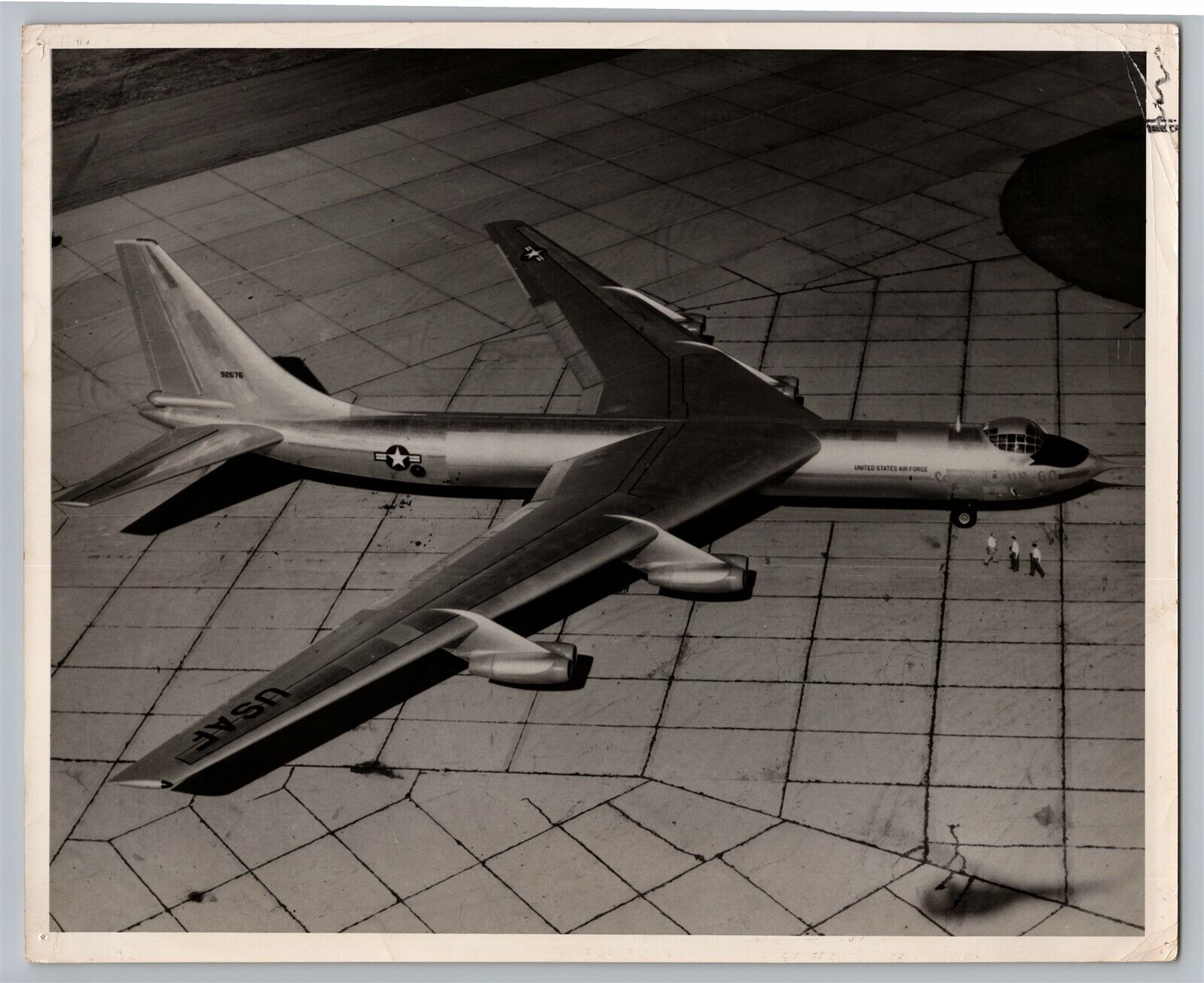 Aviation USAF Convair YB-60 Bomber Prototype B&W Official Press Photo C7