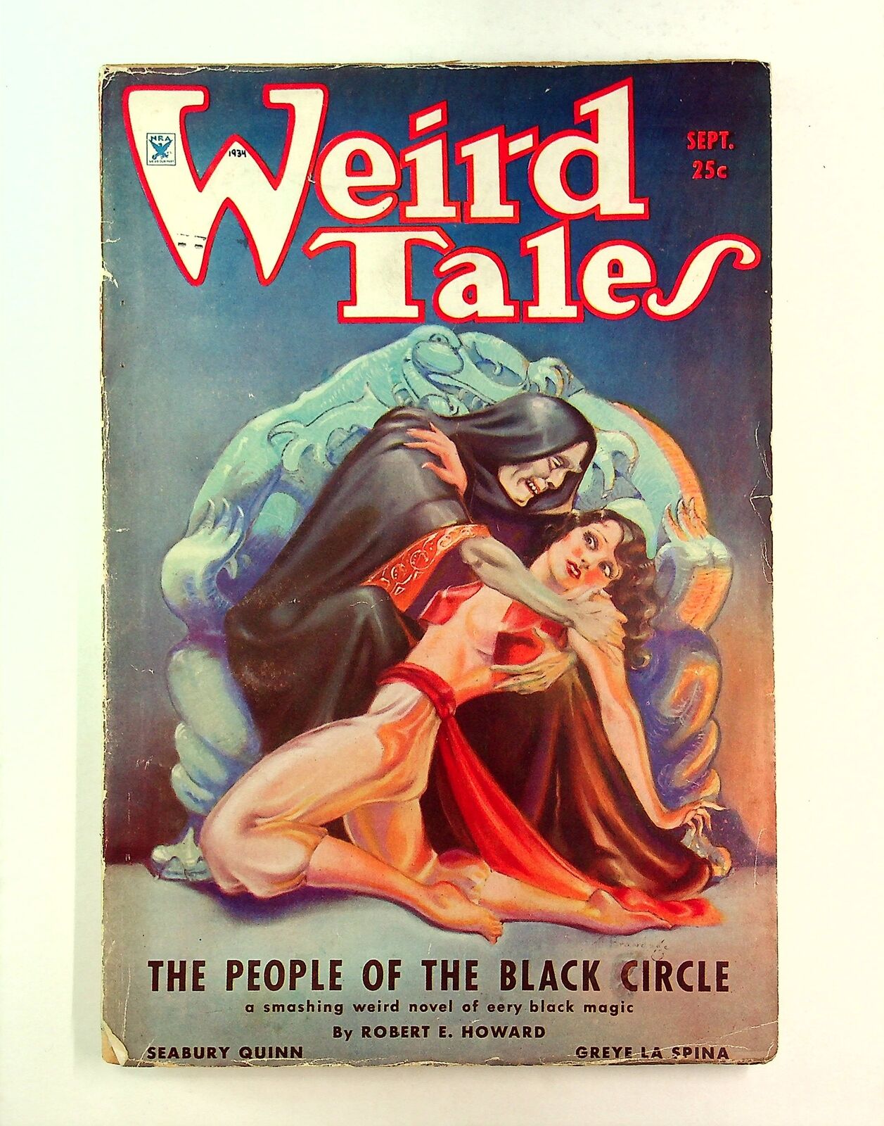 Weird Tales Pulp 1st Series Sep 1934 Vol. 24 #3 VG- 3.5