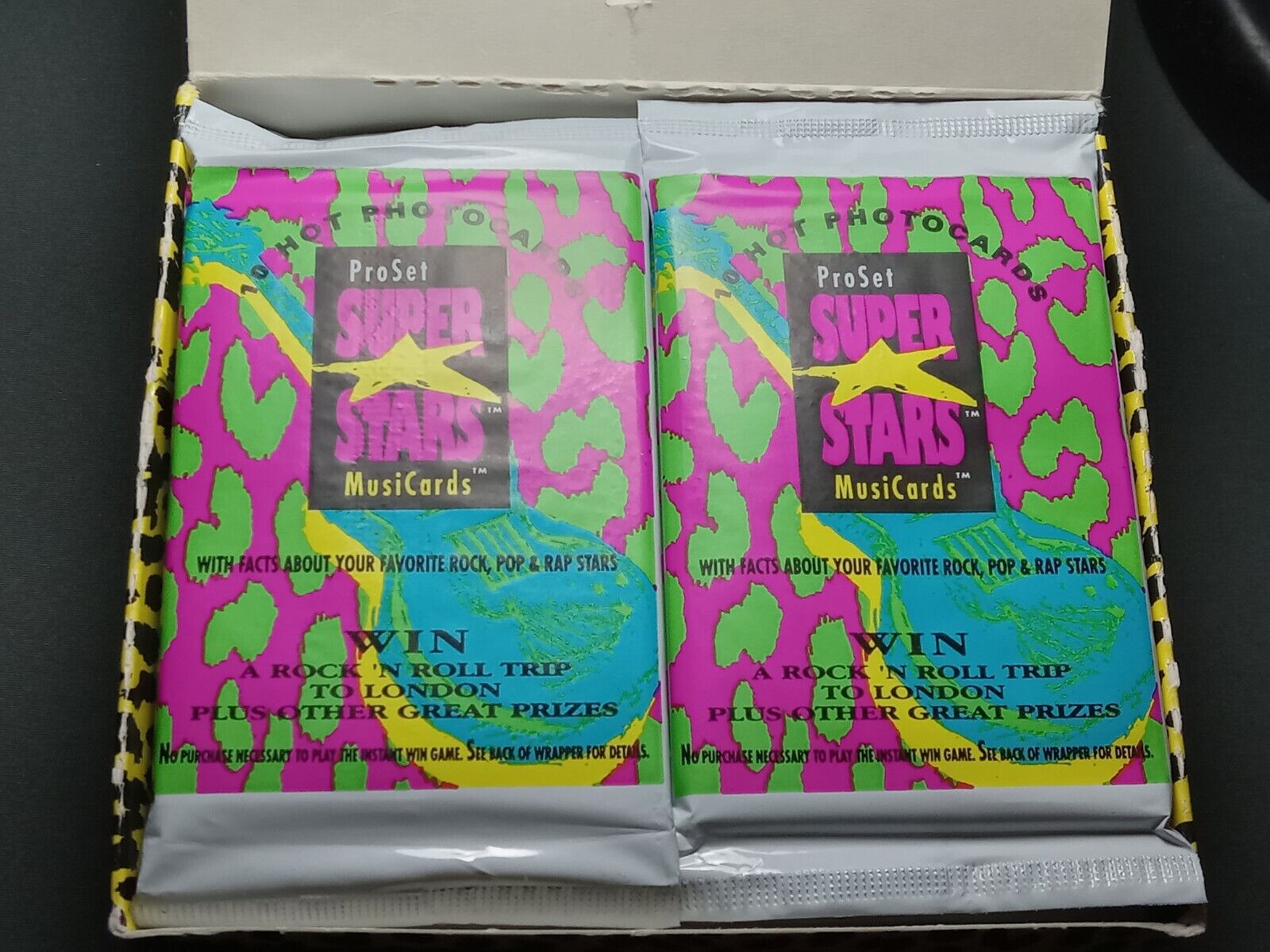 Vintage 1991 ProSet Super Stars MusiCards Music Cards First Series Unopened Pack