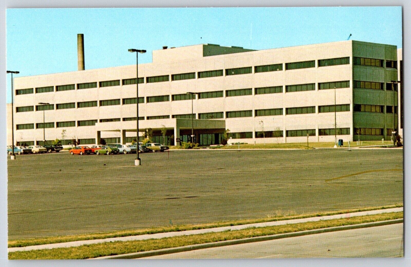 Postcard Marshfield Wisconsin Clinic Building 