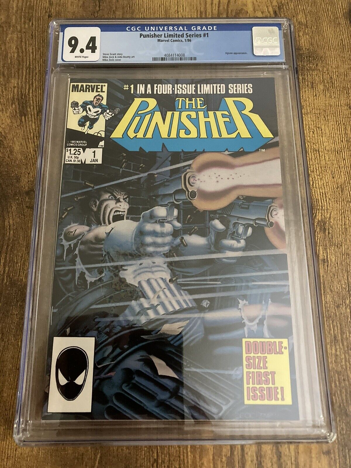 Punisher Limited Series 1-5 CGC ALL NEAR MINT (CGC 9.4/9.6)
