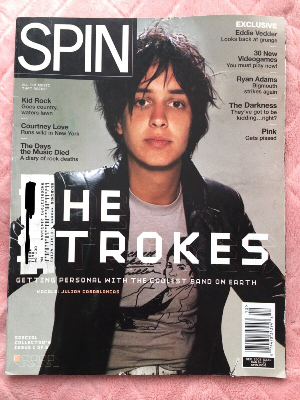 SPIN Magazine The Strokes Special Collectors Issue 1 of 5 December 2003