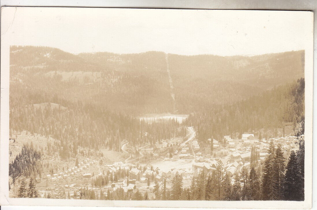 RPPC Quincy Feather River Walker Ghost Mine Plumas CO California Real Photo