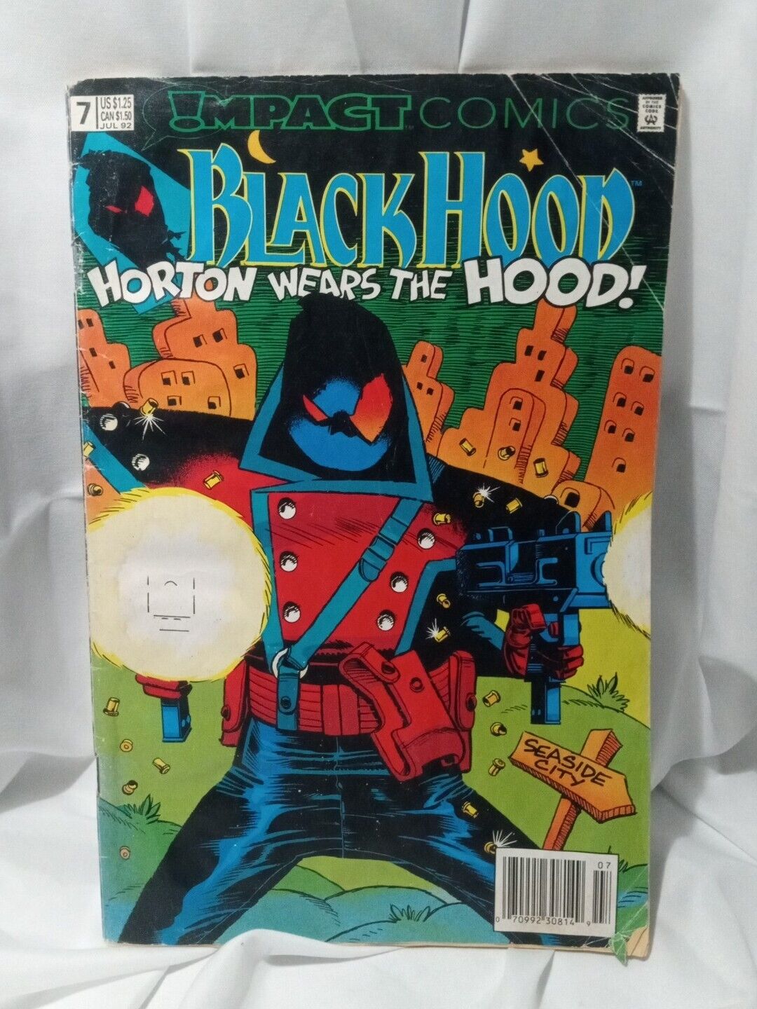 1992 - DC COMICS - BLACK HOOD #7 - HORTON WEARS THE HOOD
