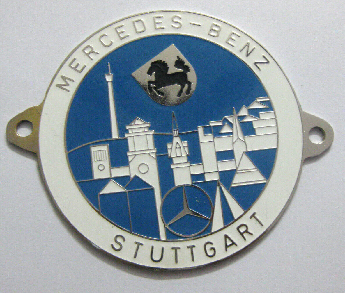 Car badge - Mercedes Benz Stuttgard grill badge mg jaguar triumph audi vw