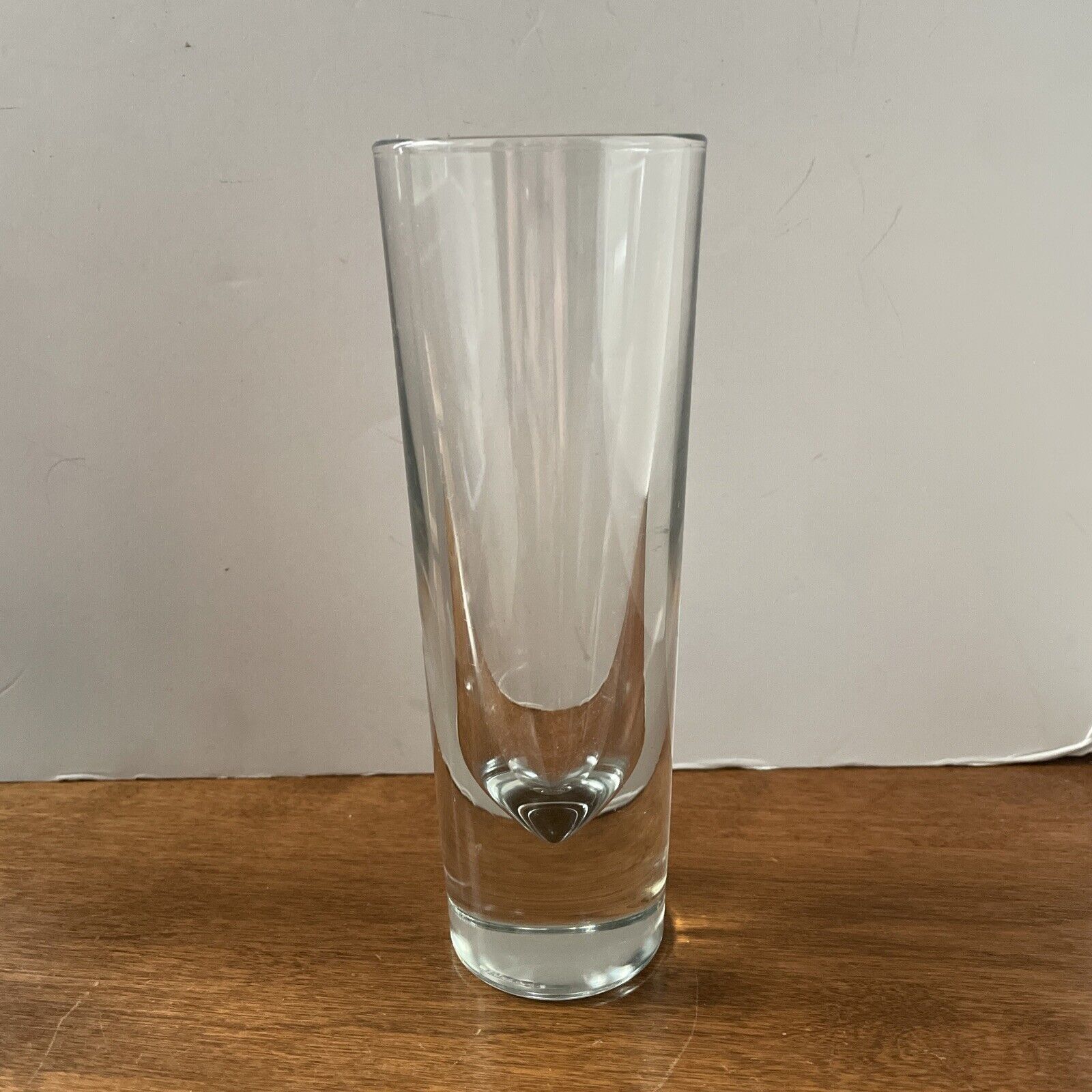 Vintage 1980s CARLO MORETTI Bullet GLASS Heavy Made In ITALY