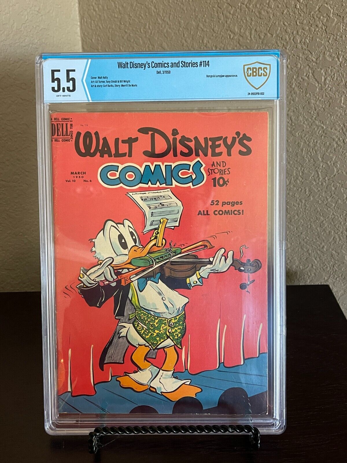 1950 Walt Disney's Comics and Stories #114 - CBCS 5.5