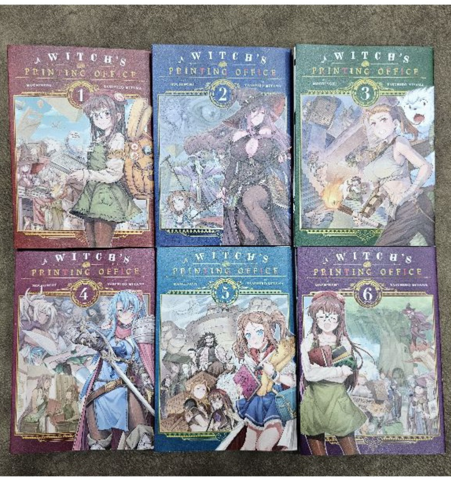 A Witch\'s Printing Office Manga Volume 1-6(END)Complete Full Set English Version